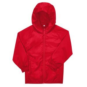 B&C Childrens/Kids #Reset Windbreaker / Red